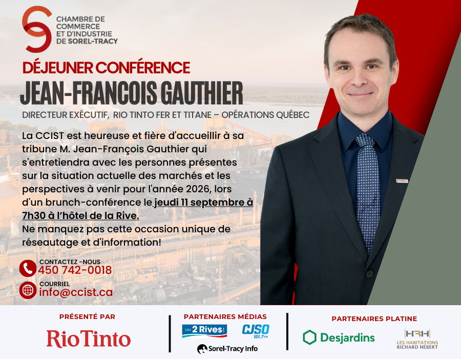 Déjeuner Conférence avec Jean François Gauthier