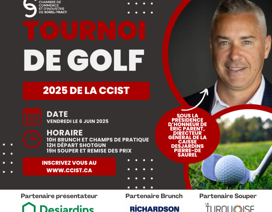 Tournoi de golf de la CCIST 2025