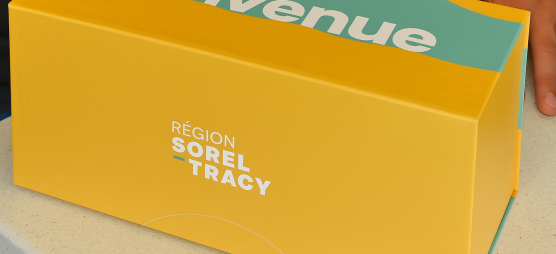 Boîte pour les nouveaux citoyens s’installant dans la Région de Sorel-Tracy